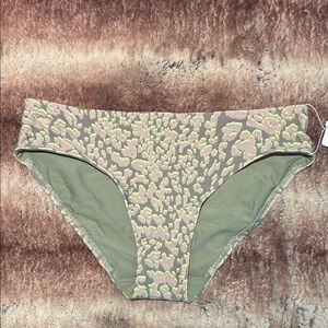 Lululemon Waterside Swim Bottom Mid Rise, Medium Coverage Wild Haven Multi